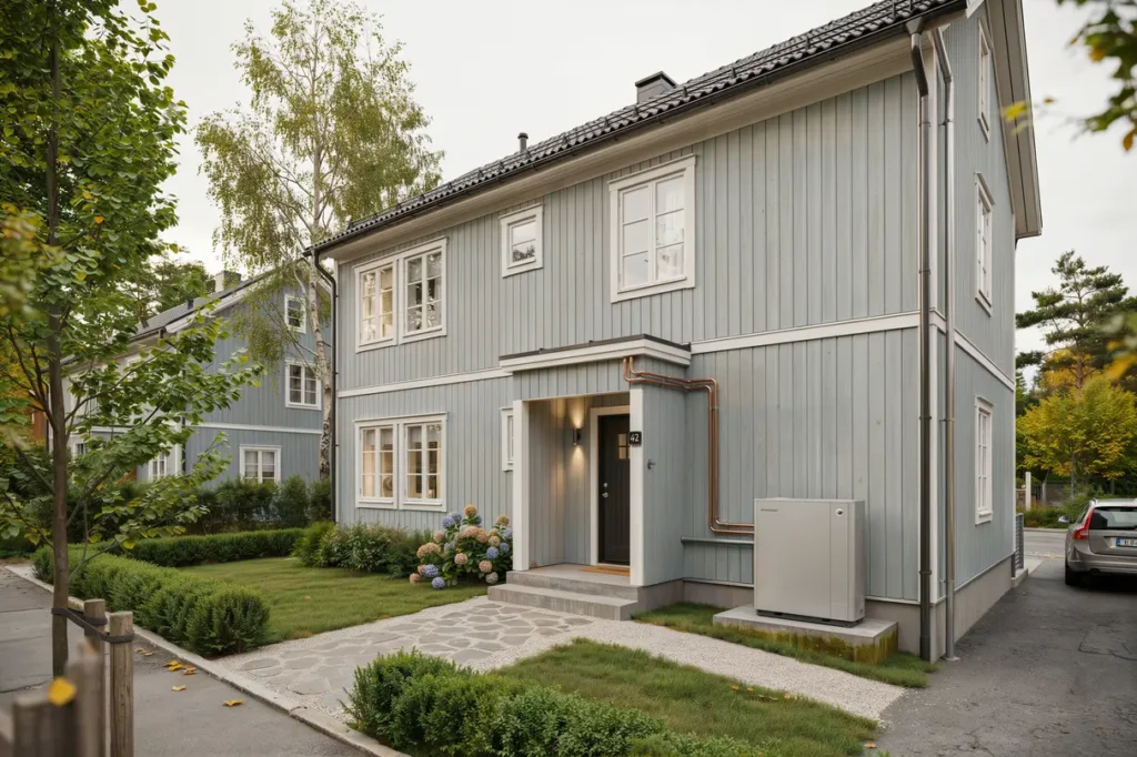 installation och drifts ttning av v rmepump i villa i bred ng sk rholmen